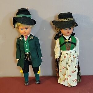 Vintage, Mid Century, Hard Plastic, Austrian, German, Salzburg, Boy, Man…